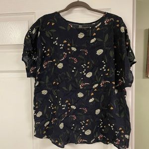 Shein Navy Blouse